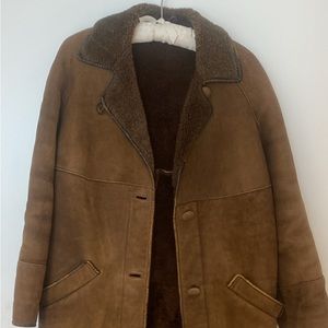 Vintage Chore Sherpa Jacket Size M